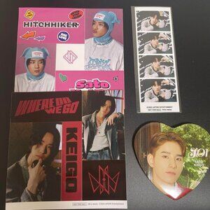 JO1 Sato Keigo Midnight Sun Badge Set